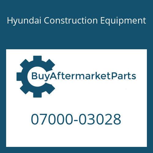 Hyundai Construction Equipment 07000-03028 - O-RING