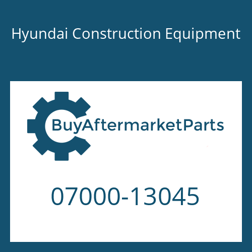 Hyundai Construction Equipment 07000-13045 - O-RING