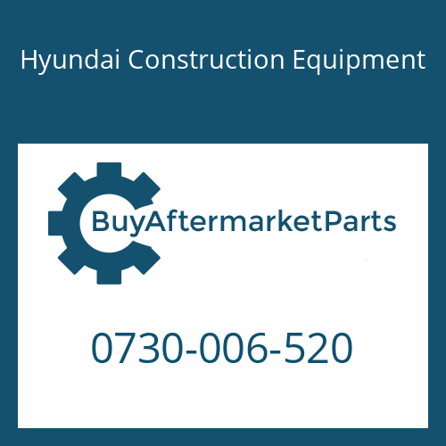 Hyundai Construction Equipment 0730-006-520 - SHIM