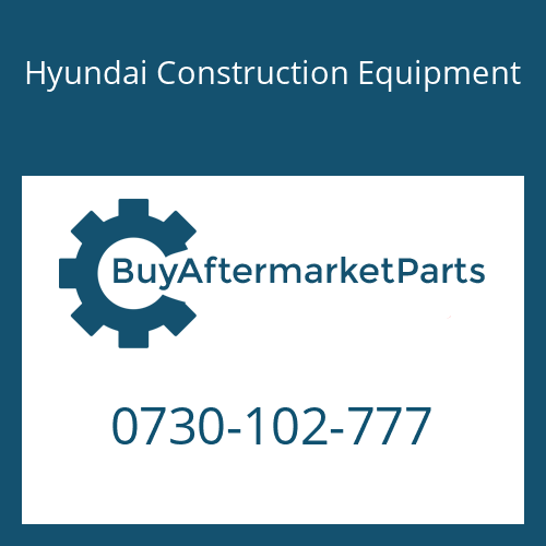 Hyundai Construction Equipment 0730-102-777 - SHIM