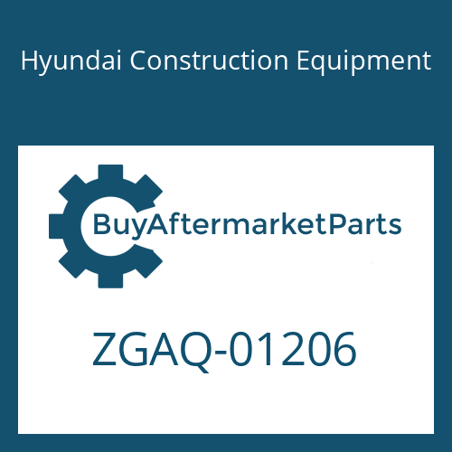 Hyundai Construction Equipment ZGAQ-01206 - WASHER-THRUST