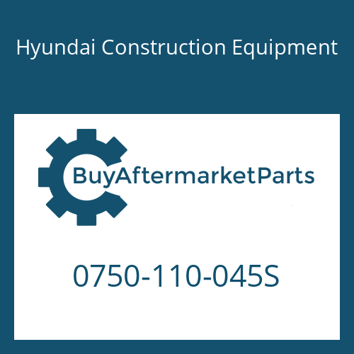 Hyundai Construction Equipment 0750-110-045S - SEAL-SHAFT