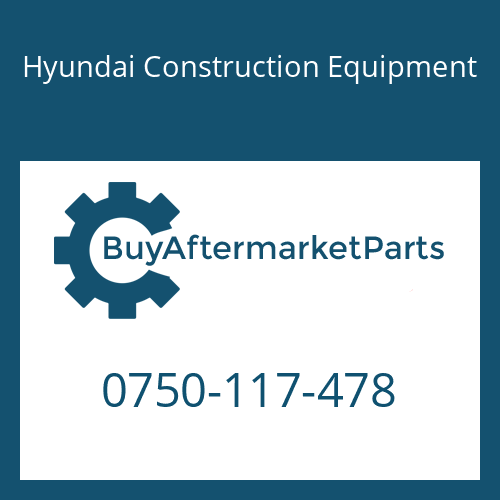 Hyundai Construction Equipment 0750-117-478 - BEARING-ROLLER