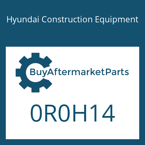 Hyundai Construction Equipment 0R0H14 - PLUG