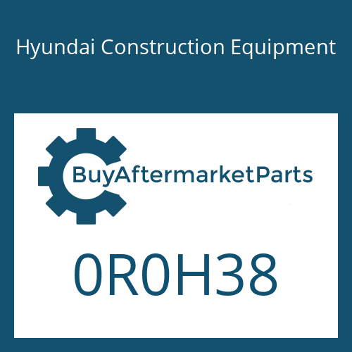 Hyundai Construction Equipment 0R0H38 - PLUG