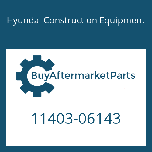 Hyundai Construction Equipment 11403-06143 - BOLT-FLANGE