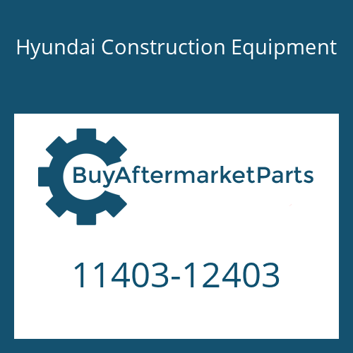 Hyundai Construction Equipment 11403-12403 - BOLT