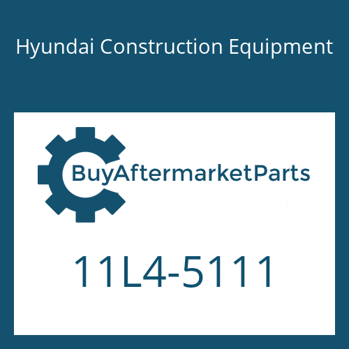 Hyundai Construction Equipment 11L4-5111 - PLATE