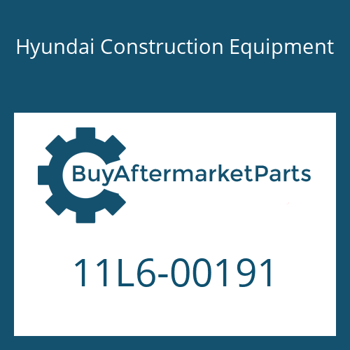 Hyundai Construction Equipment 11L6-00191 - BRACKET