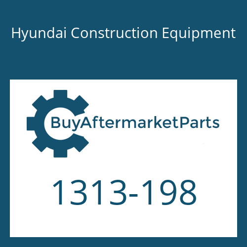 Hyundai Construction Equipment 1313-198 - PLATE-BALANCE