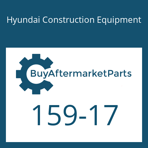 Hyundai Construction Equipment 159-17 - O-RING