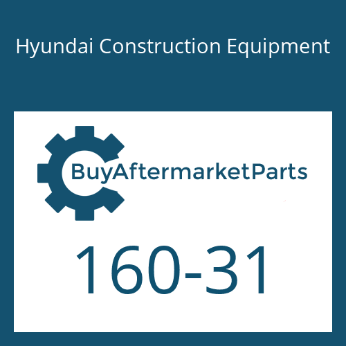 Hyundai Construction Equipment 160-31 - BOLT