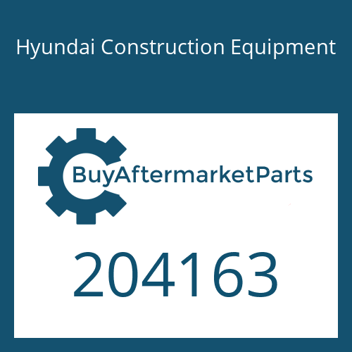 Hyundai Construction Equipment 204163 - HEAD-CORROSION(204163S) LP