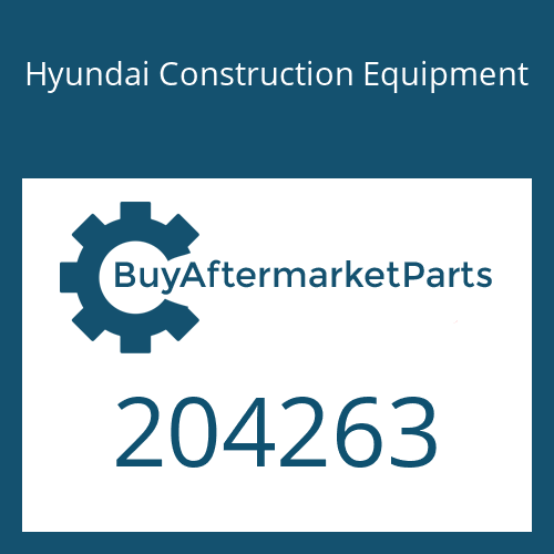 Hyundai Construction Equipment 204263 - CLIP