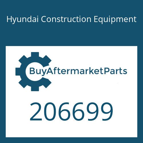Hyundai Construction Equipment 206699 - PLUG