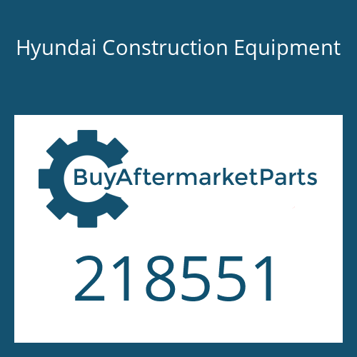 Hyundai Construction Equipment 218551 - BUSH,MA/PUMP