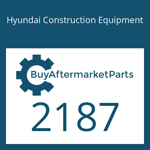Hyundai Construction Equipment 2187 - O-RING