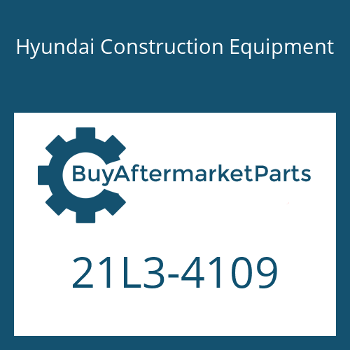 Hyundai Construction Equipment 21L3-4109 - PLATE(BUCKET LEVELER)WA