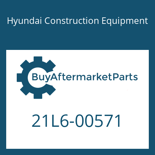 Hyundai Construction Equipment 21L6-00571 - PLATE for Heavy Equipment