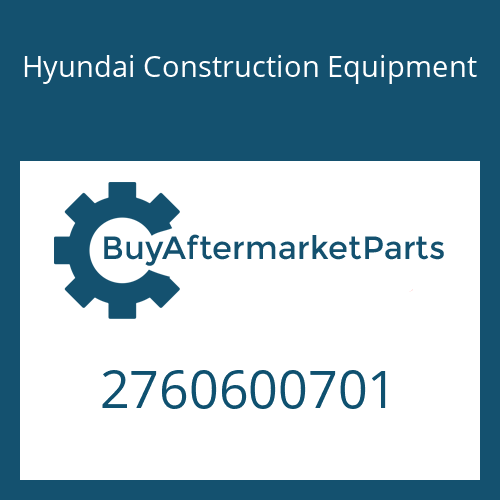 Hyundai Construction Equipment 2760600701 - STUD