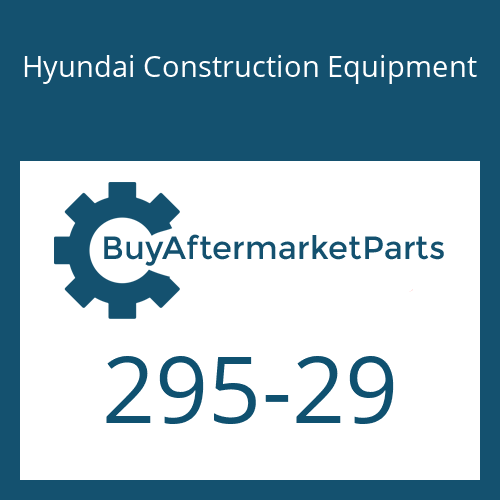Hyundai Construction Equipment 295-29 - BOLT-SOCKET