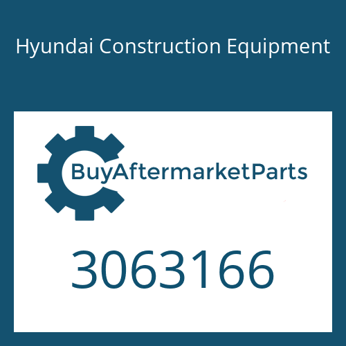 Hyundai Construction Equipment 3063166 - SEAL/O-RING