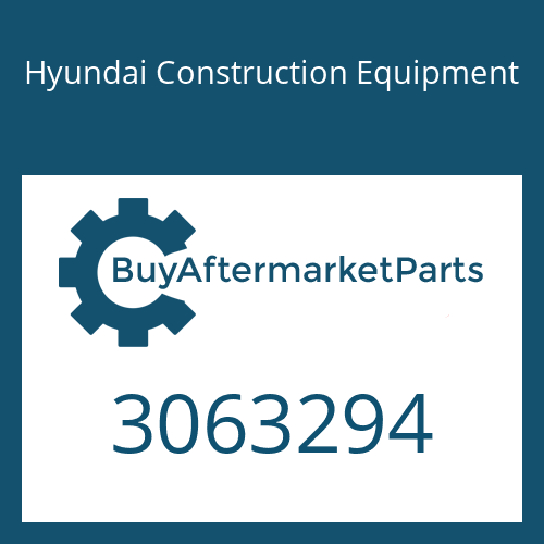 Hyundai Construction Equipment 3063294 - SEAL