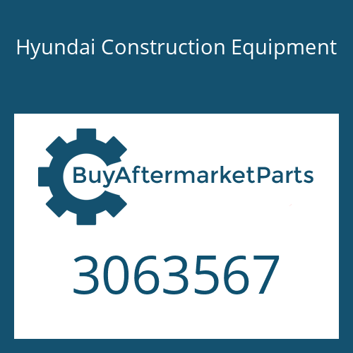 Hyundai Construction Equipment 3063567 - SCREW-CAPTIVE W/CAP