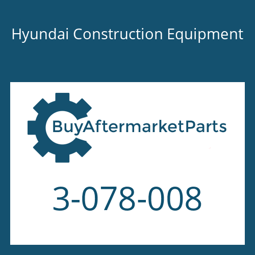 Hyundai Construction Equipment 3-078-008 - BUSHING-DU