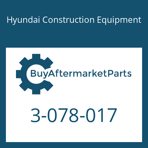 Hyundai Construction Equipment 3-078-017 - RING-WEAR