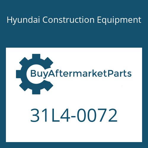 Hyundai Construction Equipment 31L4-0072 - O-RING