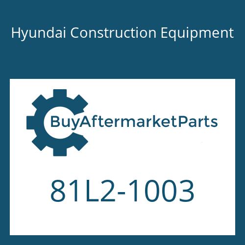 Hyundai Construction Equipment 81L2-1003 - AXLE ASSY-REAR