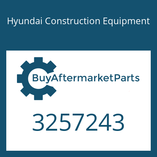Hyundai Construction Equipment 3257243 - SHAFT-BEVEL GEAR