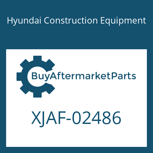 Hyundai Construction Equipment XJAF-02486 - SEAL-VALVE