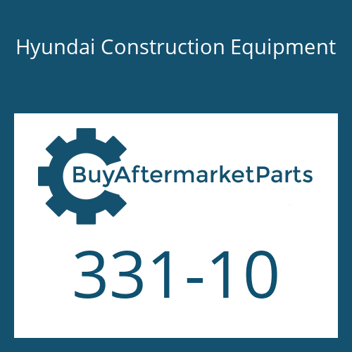 Hyundai Construction Equipment 331-10 - O-RING