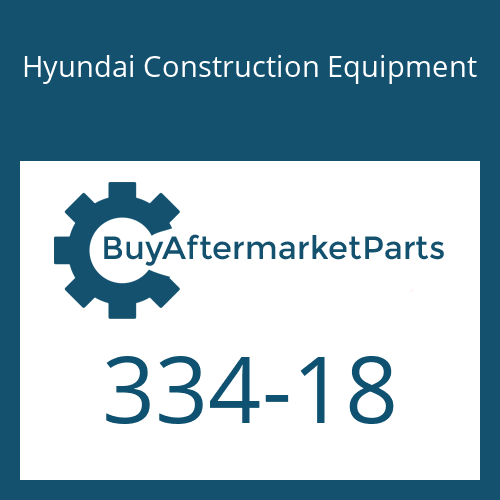 Hyundai Construction Equipment 334-18 - SCREW