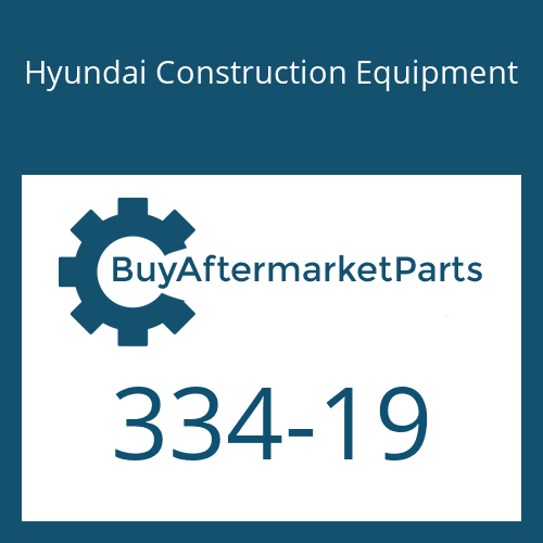 Hyundai Construction Equipment 334-19 - BOLT