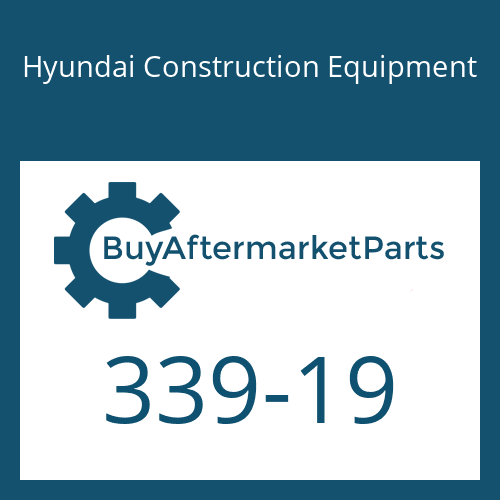 Hyundai Construction Equipment 339-19 - BOLT