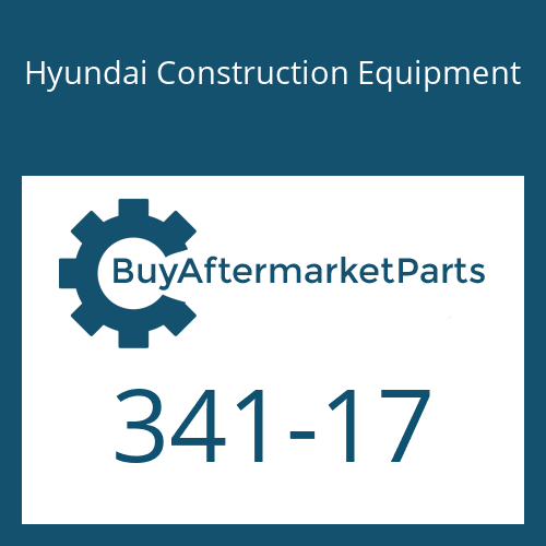 Hyundai Construction Equipment 341-17 - SCREW for Heavy Equipment