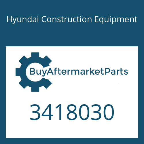Hyundai Construction Equipment 3418030 - GUIDE-VALVE