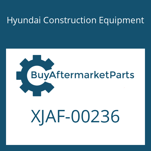 Hyundai Construction Equipment XJAF-00236 - GEAR-HEAD