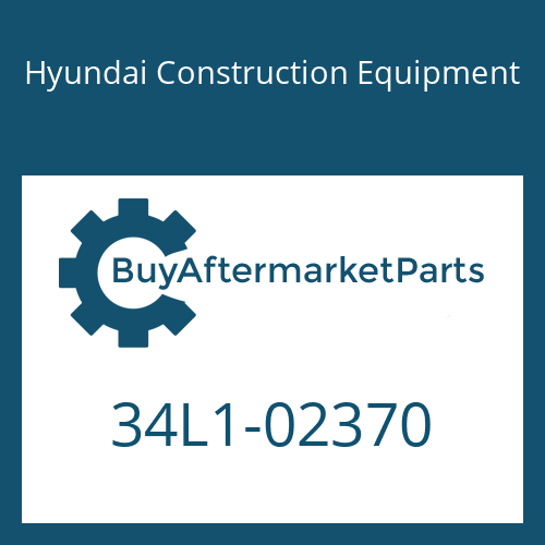 Hyundai Construction Equipment 34L1-02370 - PAD-RUBBER