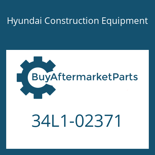 Hyundai Construction Equipment 34L1-02371 - PAD-RUBBER