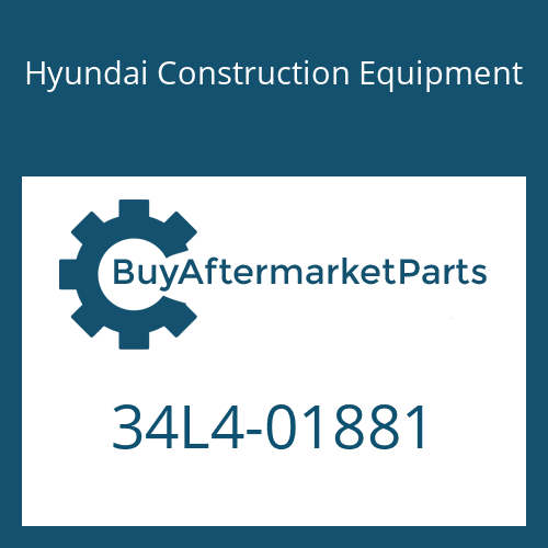 Hyundai Construction Equipment 34L4-01881 - PLATE