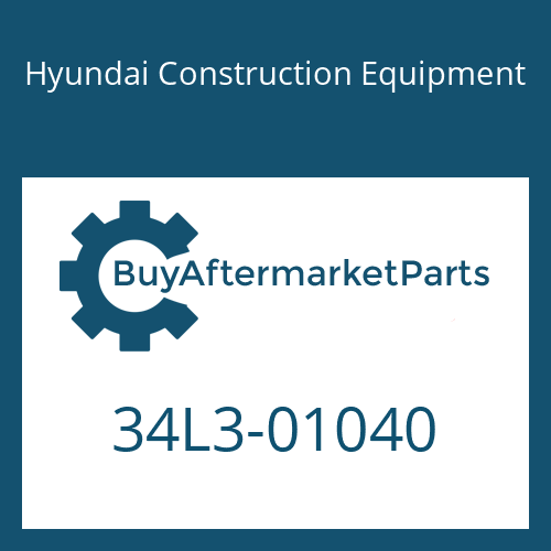 Hyundai Construction Equipment 34L3-01040 - CLAMP