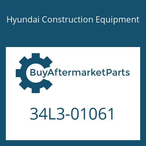 Hyundai Construction Equipment 34L3-01061 - BLOCK