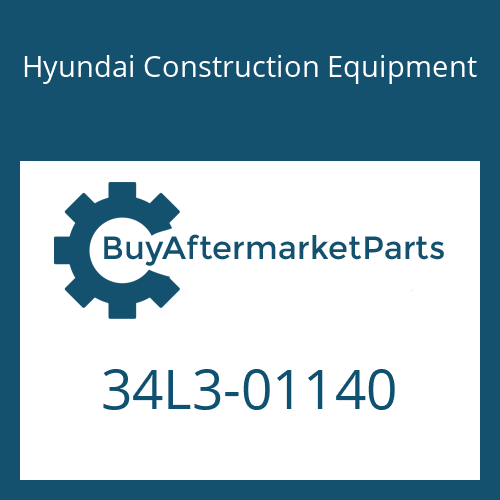 Hyundai Construction Equipment 34L3-01140 - PLATE