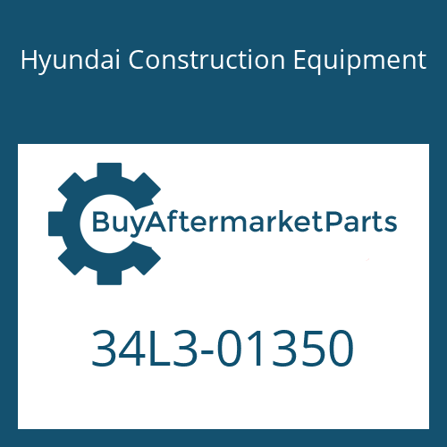 Hyundai Construction Equipment 34L3-01350 - PLATE
