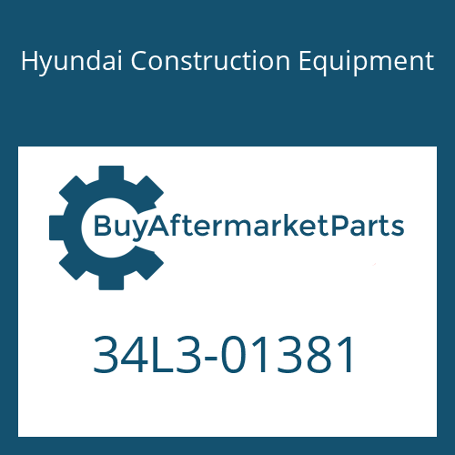 Hyundai Construction Equipment 34L3-01381 - CLAMP for Heavy Equipment