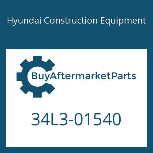 Hyundai Construction Equipment 34L3-01540 - CONNECTOR